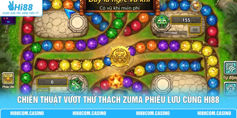YGR Zuma Phiêu Lưu - Săn Boss Rồng Thần 10000X Tiền Cược 3 Chiến thuật vượt thử thách Zuma phiêu lưu cùng Hi88