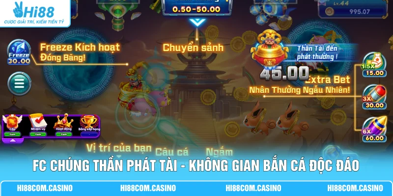 FC Chúng Thần Phát Tài | Quay Hũ Độc Đáo Thưởng X1000 1 FC Chúng Thần Phát Tài - không gian bắn cá độc đáo