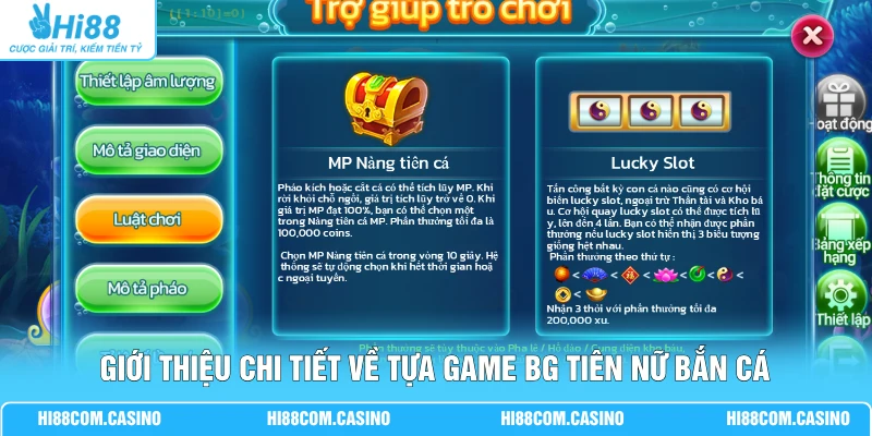 BG Tiên Nữ Bắn Cá - Điểm Nổi Bật Không Thể Bỏ Qua Tại Hi88 1 Giới thiệu chi tiết về tựa game BG tiên nữ bắn cá