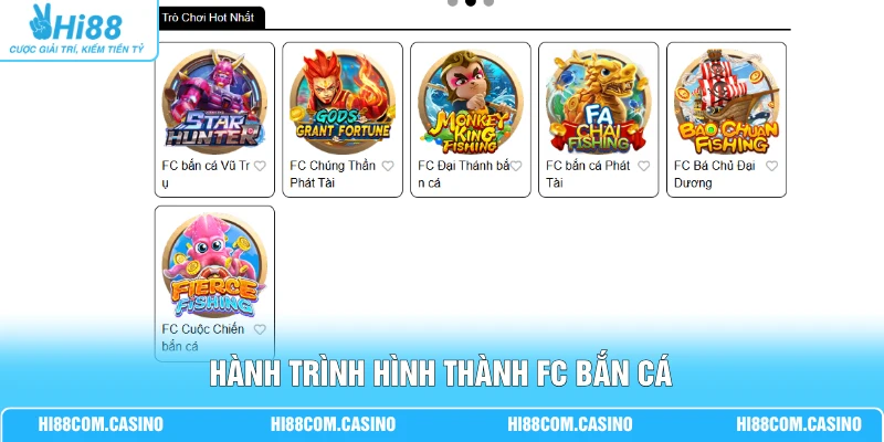 FC Bắn Cá | Sân Chơi Đổi Thưởng Cùng Kho Vũ Khí Tối Tân 1 Hành trình hình thành FC bắn cá
