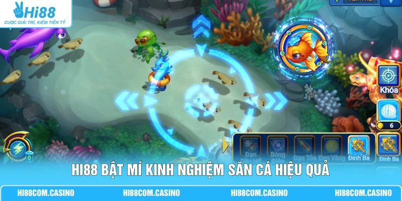TP Bắn Cá Dễ Dàng - Game Trúng Tiền Thật Cược Ít, Nổ Lớn 3 Hi88 bật mí kinh nghiệm săn cá hiệu quả
