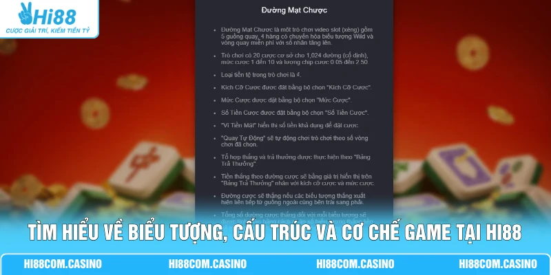 Đường Mạt Chược - Sắc Màu Trung Hoa Đặc Sắc, Hấp Dẫn 2 Tìm hiểu về biểu tượng, cấu trúc và cơ chế game tại Hi88