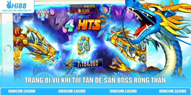 Bắn Cá Rồng Thần | Chinh Phục Thủy Quái Qua 12 Loại Súng 2 Trang bị vũ khí tối tân để săn boss Rồng Thần